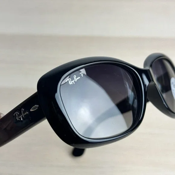 Ray-Ban Jackie Ohh RB4101 Women's Sunglasses Black Gradient Polarized 58mm - Picture 5 of 7